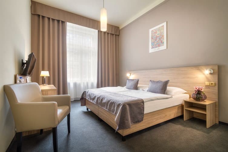 Dvoulůžkový pokoj | Hotel Atlantic Praha